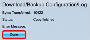 Cisco Download Backup Configuration