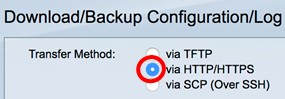 Cisco Backup HTTP