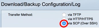 Cisco Backup via SCP